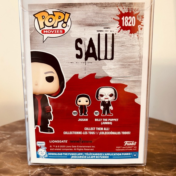 Funko Pop! Vinyl Saw Jigsaw #1820 Movies Horror Figure - Picture 3 of 6